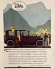 1915 White Motor Car Print Ad - Yellow Floating Sky Lanterns Cleveland OH
