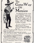 1908 The Gates Way To Old Mexico Private Train Travel Print Ad Grand Canyon