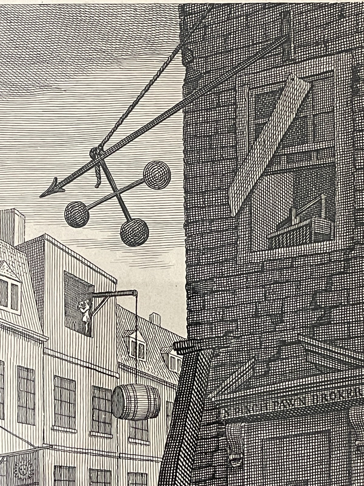 1822 BEER STREET & GIN LANE Authentic Hogarth Heath Ed. Antique Prints FRAMED