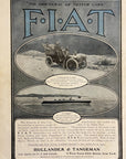 1904 Fiat Vintage Automobile Print Ad - Turin Alps Automobile Boat Marine Motors