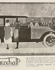 1919 Vauxhall Arundel Cabriolet British Motor Car Antique Print Ad Automobile