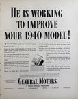 1935 General Motors Original B&W Print Ad, Pontiac, Oldsmobile, Buick, Cadillac