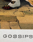 1887 "The Gossips" Chromolithograph Print | Magazine Illustration