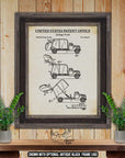 Garbage Truck Patent Print - 1953 Refuse Vehicle Invention at Adirondack Retro