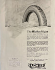 1919 Clincher Cross Tires Antique Print Ad - Castle Mills Factory Edinburgh Golf