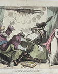 1816 Rowlandson THE FORTUNE TELLER English Dance Of Death HC Aquatint Etching