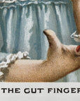 1892 "The Cut Finger" Chromolithograph Print | Magazine Illustration
