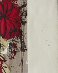 RED FLOWERS Robert Alan Smith ORIGINAL Artist Signed c.1960 Ltd Ed Serigraph