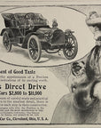 1903 Peerless Motor Car Co. Vintage Print Ad Fashion Dog Cleveland OH