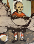 ROCKING HORSE Robert Alan Smith ORIGINAL Artist Signed Serigraph c 1960 Ltd. Ed.