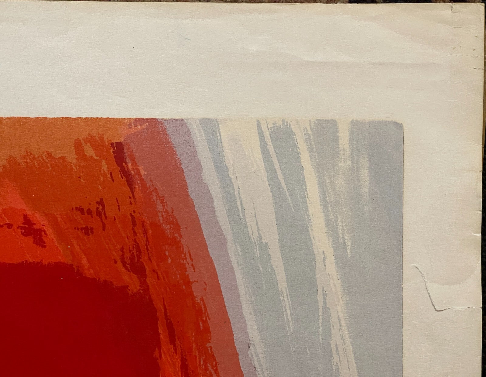 PASSIONAL RED Robert Alan Smith ORIGINAL Artist Signed 1959 Ltd Ed Serigraph