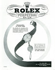 1950 Rolex Perpetual Watch Self Winding - Vintage Print Ad
