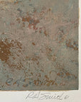 DESERT LANDSCAPE Robert Alan Smith ORIGINAL Artist Signed 1961 Ltd Ed Serigraph