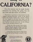 1907 Chicago & North Western Railway Railroad Print Ad Salt Lake Rte California