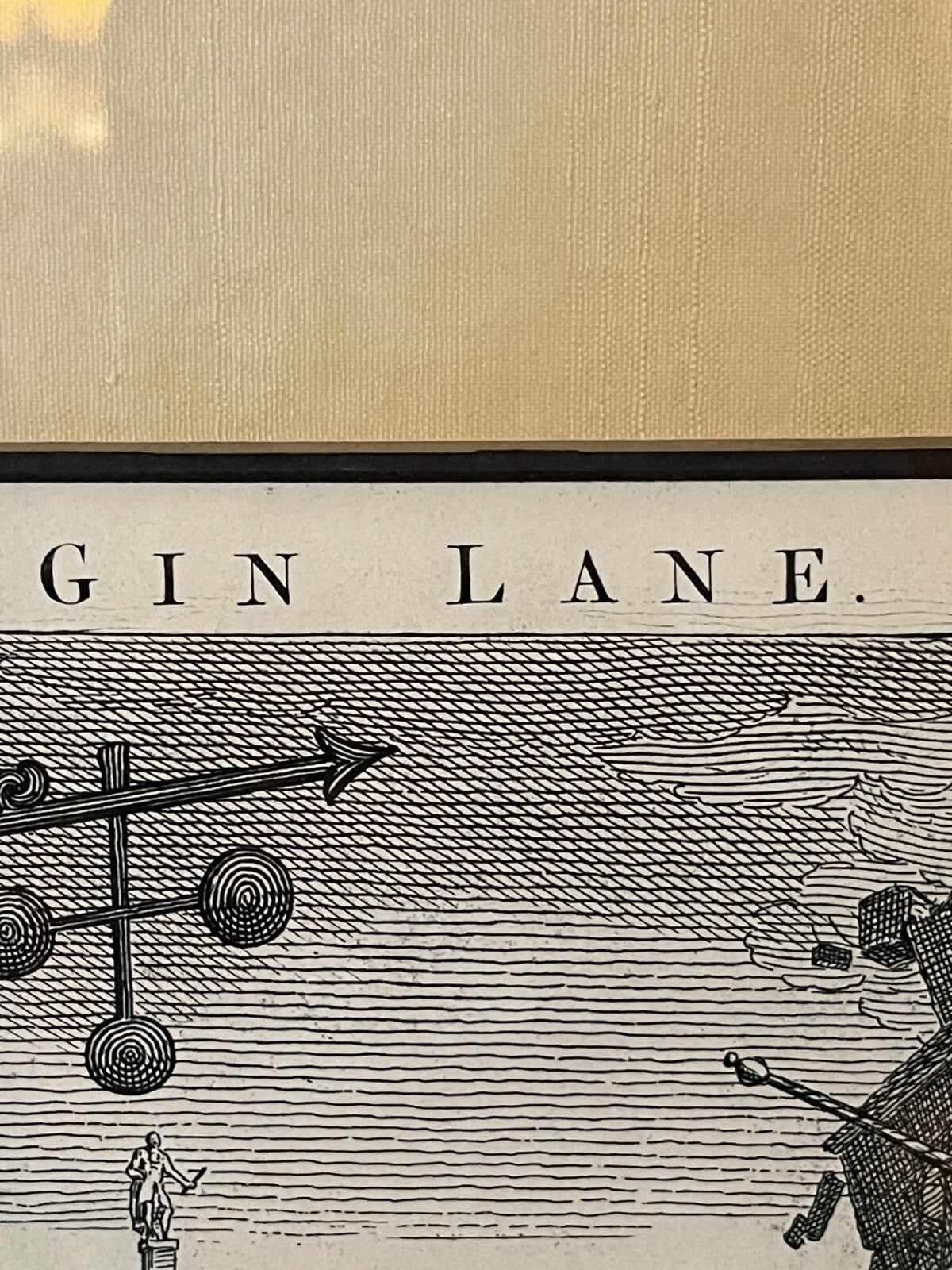 1822 BEER STREET & GIN LANE Authentic Hogarth Heath Ed. Antique Prints FRAMED