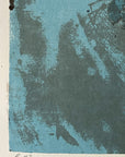 SEATED FIGURE Robert Alan Smith ORIGINAL Artist Signed Serigraph c 1960 Ltd. Ed.
