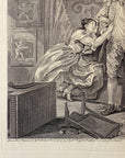 1822 BEFORE AND AFTER Authentic Hogarth Heath Edition Antique Print SET OF 2