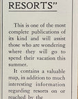 1905 New York Central Railroad Print Ad Railway America's Summer Resorts Travel
