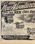 1946 Coxe Bronson Fishing Reels Print Ad Models 10C-60C-25C Bronson Michigan