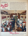 1946 Pullman Standard Railroad Car Print Ad New York Central Passenger Car