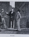1892 Too Late! Antique Wood Engraving