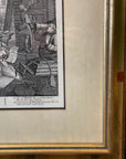 1822 BEER STREET & GIN LANE Authentic Hogarth Heath Ed. Antique Prints FRAMED