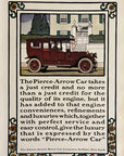 1913 Pierce Arrow Print Ad - Guernsey Moore Art Buffalo NY Decorative Border