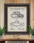 Pickup Truck Patent Print - 1961 Pickup Truck Invention at Adirondack Retro