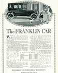 1916 Franklin Automobile Company Vintage Car Print Ad Family Dog Syracuse NY