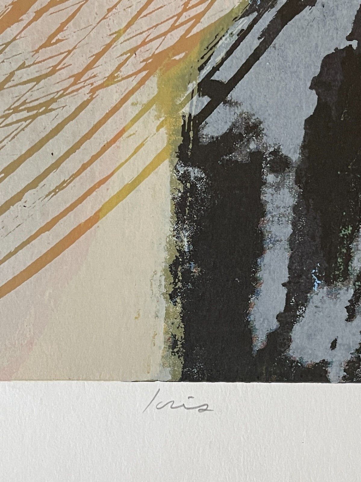 IRIS Robert Alan Smith ORIGINAL Artist Signed c.1962 Ltd Ed Serigraph