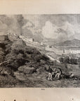 1893 Ibiza Antique Antique Magazine Wood Engraving