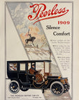 1908 Peerless Print Ad - Madison Square Garden 1909 Exhibit Cleveland Ohio