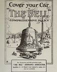 1919 The Bell Comprehensive Policy British Car Insurance Antique Print Ad Lloyds