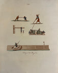 1810 J. Strutt TILTING AT THE RING Antique Engraving Sports & Pastimes England