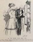 1893 As You Make Your Bed Antique Magazine Wood Engraving