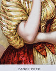 1892 "Fancy Free" Chromolithograph Print | Magazine Illustration