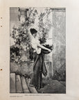 1893 Vinta From The Painting By C. Wunnenberg Antique Magazine Wood Engraving