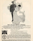 1903 Southern Pacific Railroad Print Ad Golden State Ltd GOLF Rock Island System
