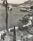 1892 Between The Sea Cliffs And The Seashore Antique Magazine Wood Engraving