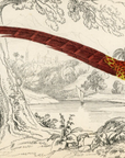 1834 Soemmering's Pheasant Hand-Colored Steel Engraving Jardine Lizars