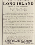 1908 Long Island Railroad Print Ad Flatbush Ave Station North Shore Long Island
