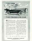 1917 Franklin Automobile Company Vintage Car Print Ad Syracuse NY