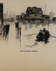 1892 The Marine Studio Antique Wood Engraving