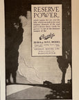 1919 Crossley R.F.C. Model British Car Antique Print Ad Motor Car Manchester