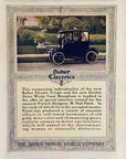 1914 Baker Electrics Print Ad Coupe Brougham M. Paul Poiret Cleveland OH