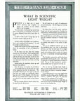 1917 Franklin Automobile Company Antique Car Scientific Print Ad Syracuse NY