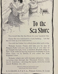 1905 Wabash Railroad Print Ad St Louis MO To The Sea Shore Wabash System Trains