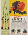 1961 Garcia Abu-Matic 170 Fishing Reel - Rods Spincast Reels New York Print Ad