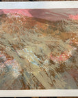 DESERT LANDSCAPE Robert Alan Smith ORIGINAL Artist Signed 1961 Ltd Ed Serigraph