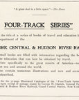 1903 New York Central & Hudson River Railroad Print Ad Four Track Series Books